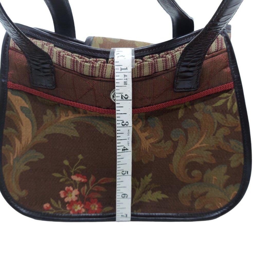 Brighton Fabric Floral / Leaf Pattern Purse - Picture 9 of 16